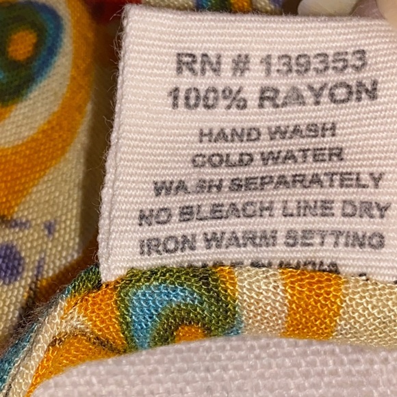 7 Island // Beach Party Dress 100% Rayon Sleeveless multi-patterned - Picture 9 of 10